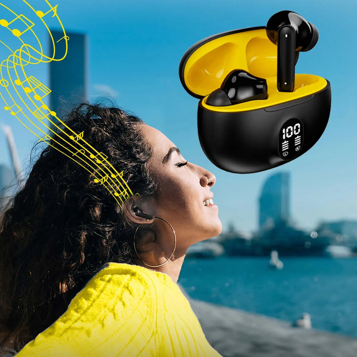 Original TWS Stereo Wireless AirPods with Touch Sensors & High-Quality Sound