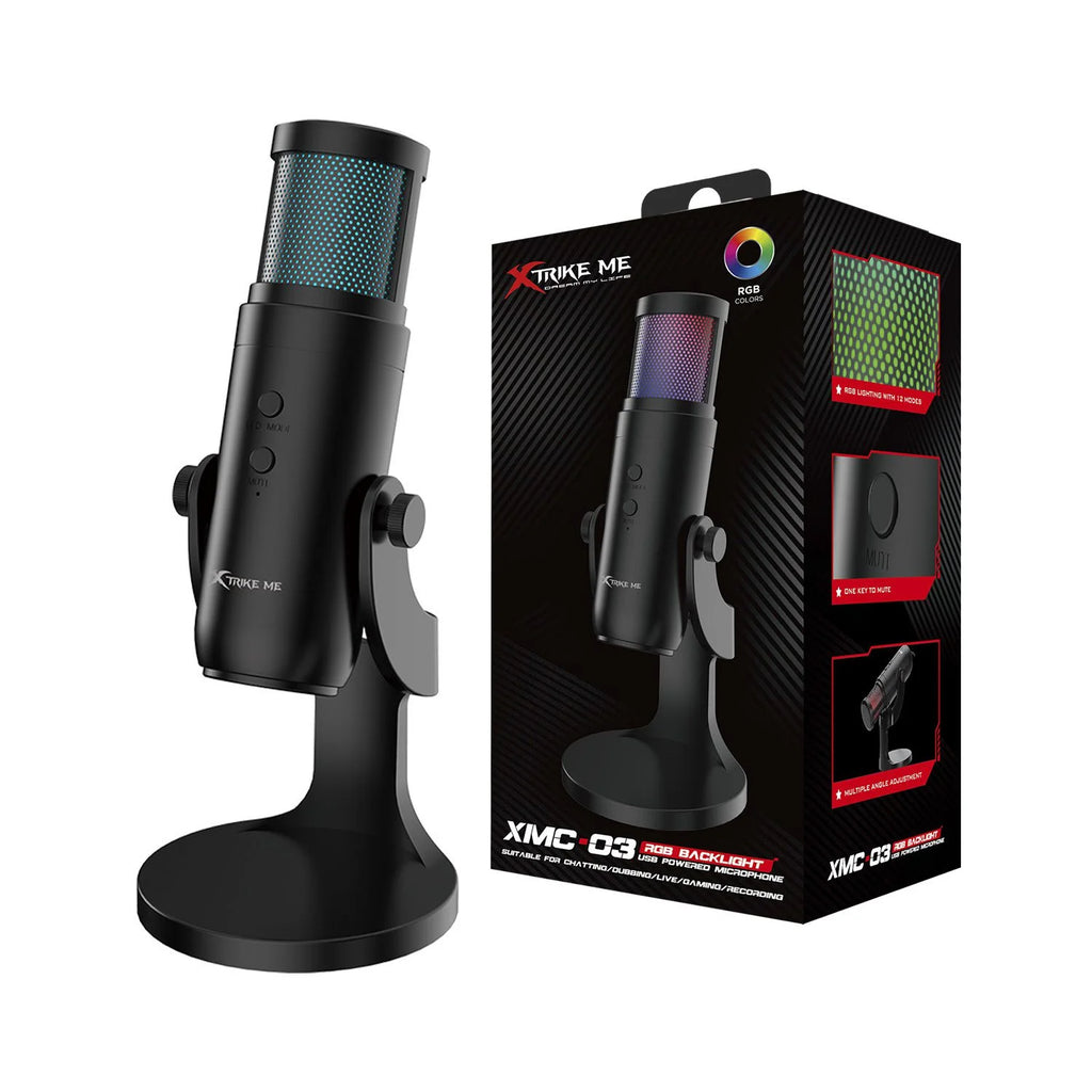 Xtrike Me Usb 12 Rgb Light Gaming Microphone