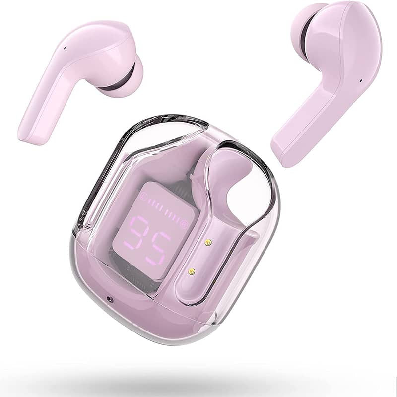 Air 31 Original Wireless Earbuds Bluetooth Earphones - Transparent HIFI Headphones With LED Power Digital Display And Stereo Sound