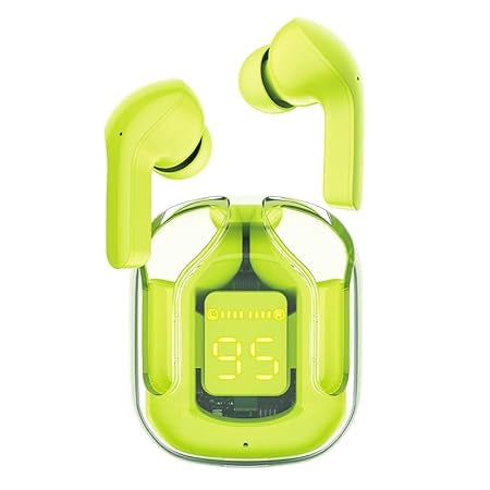 Air 31 Original Wireless Earbuds Bluetooth Earphones - Transparent HIFI Headphones With LED Power Digital Display And Stereo Sound