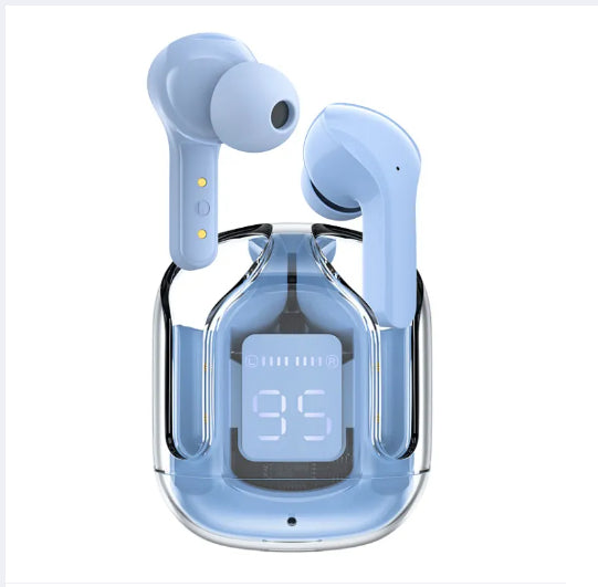 Air 31 Original Wireless Earbuds Bluetooth Earphones - Transparent HIFI Headphones With LED Power Digital Display And Stereo Sound