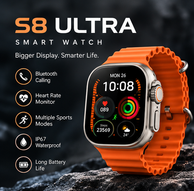 S8 Ultra Bluetooth Smart Watch for men & Women