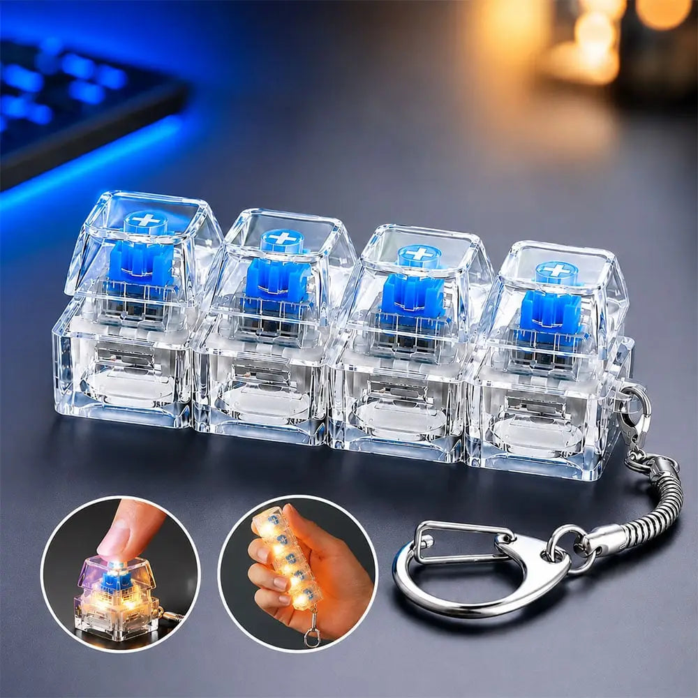 Mechanical Keyboard Switch Fidget Toy – 4 Switches