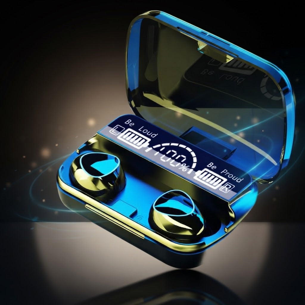 M10 TWS Wireless Bluetooth Earbuds with Charging Case