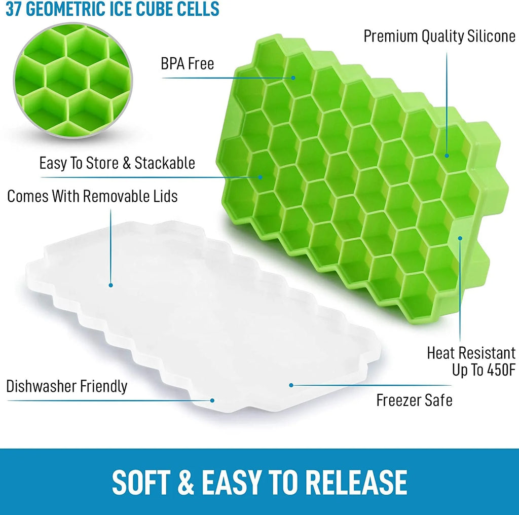 Silicone Honeycomb Ice Cube Tray