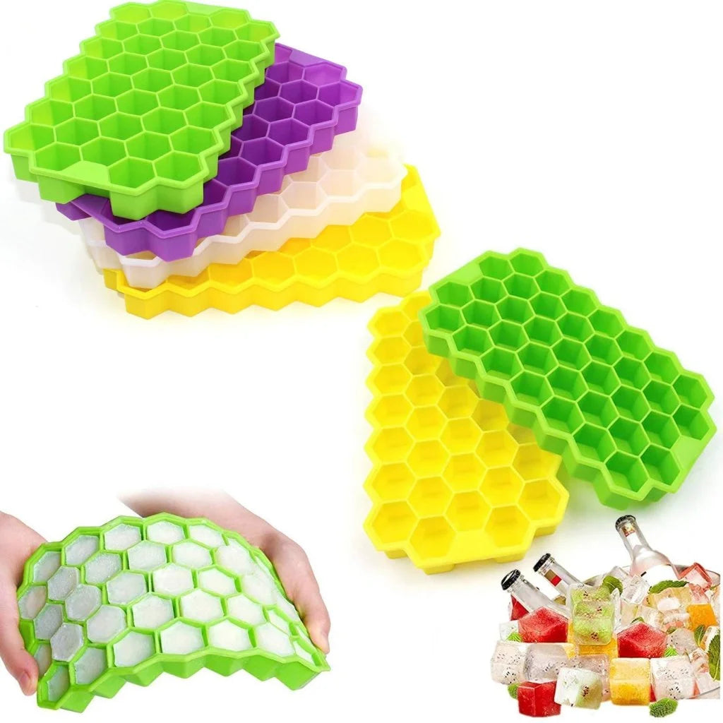 Silicone Honeycomb Ice Cube Tray
